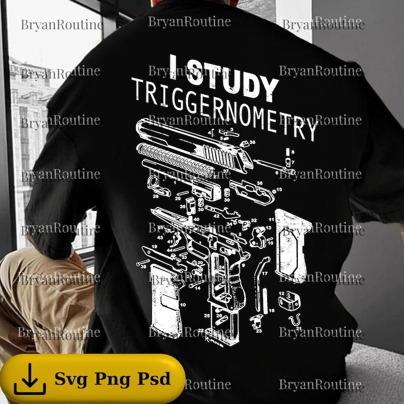 Triggernometry Poster Triggernometry PNG Svg for Circut, Funny Gun Lover Clipart, Pro 2A ...