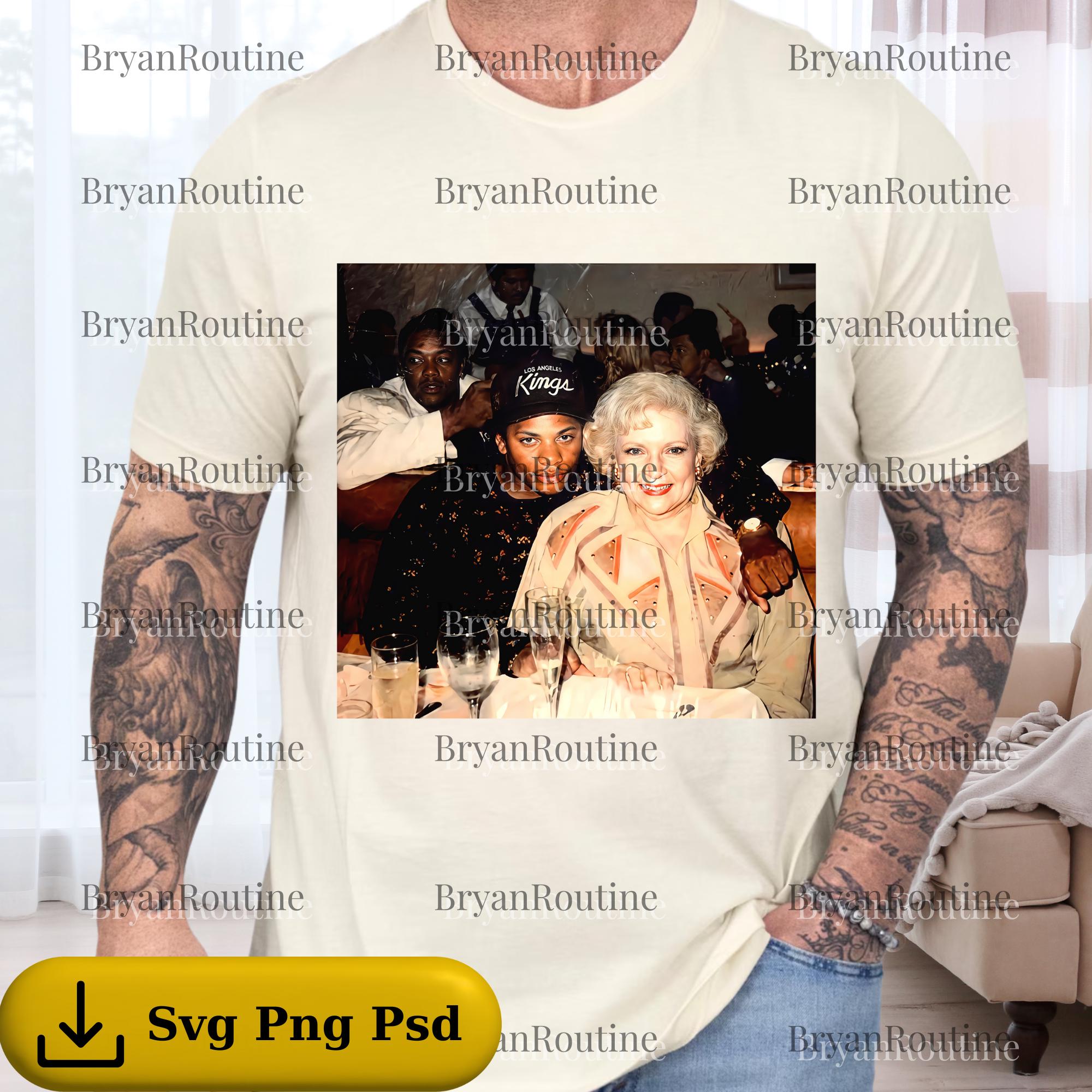 Ebm Reter O Rapper Vintage Rap Icon Mashup PNG Svg, Old School Hip Hop Legend Graphic ...