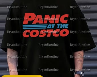 Panic At The Costco PNG Svg, Vintage Retro Graphic, Funny Costco Meme Design, Wholesale Store Lovers Illustration, Sublimation Digital File