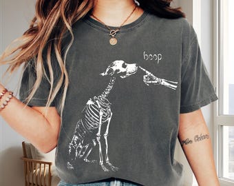 Boop Skeleton Dog PNG, Funny Dog Lover Digital Download