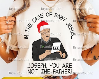 Baby Jesus PNG Svg For Circut, Joseph You Are Not The Father Digital File, Funny Holiday Jesus Meme Graphic, Christmas Printable Design