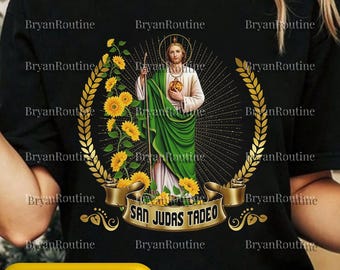San Judas Tadeo PNG, Clipart Latino de Bendiciones, Gráfico Católico Religioso de Fe, Arte Digital Católico, Archivo de Sublimación Inspirador