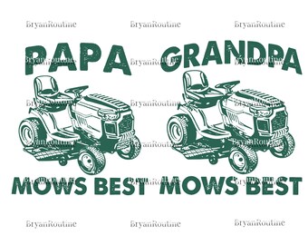 Father Mows Best Png, Retro Lawnmower Dad Png, Funny Dad Jokes Png, Gardener Dad Funny Dad Png, Father's Day Png, Fathers Day Gift