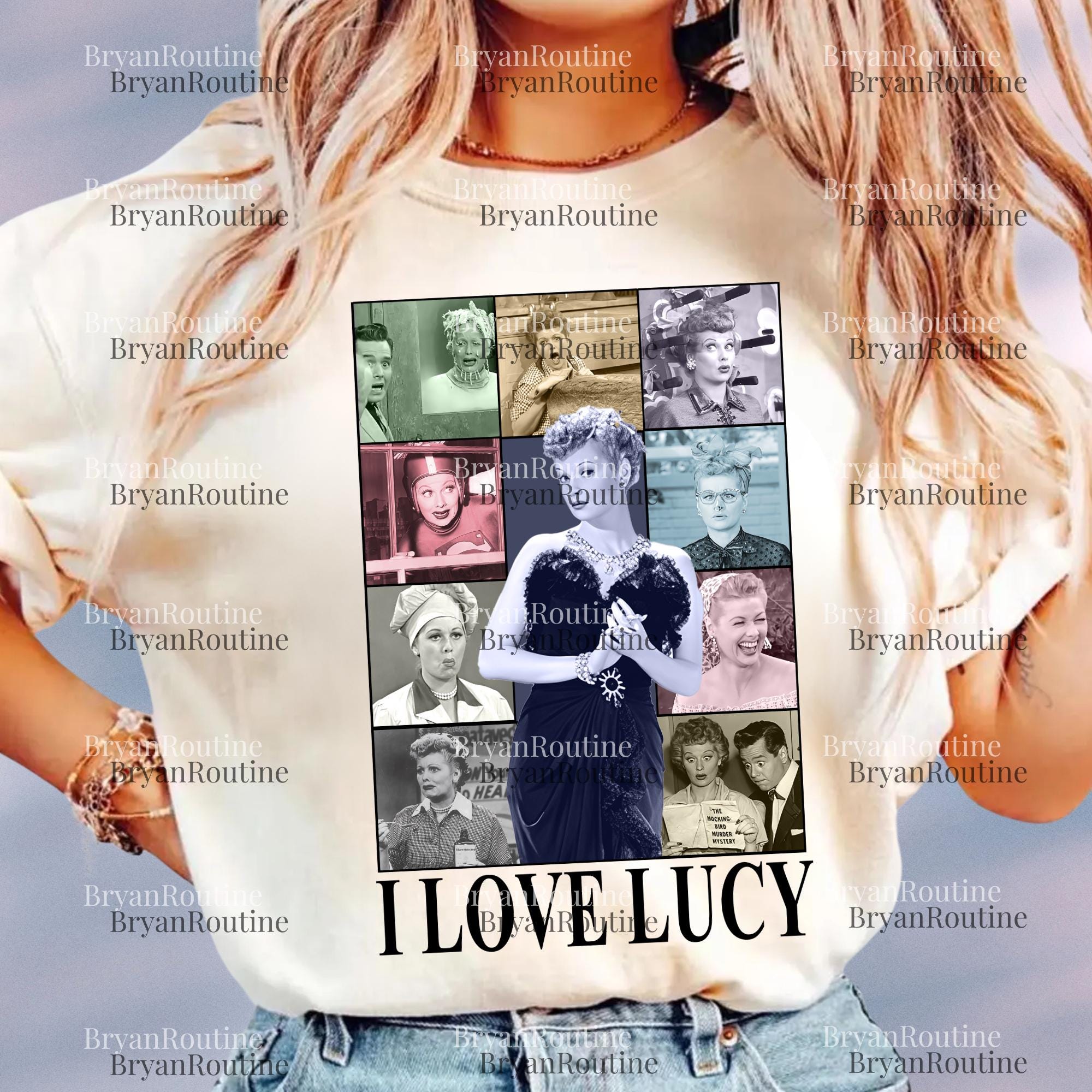 I Love Lucy Png, Lucy Ricardo Digital File, Sitcom Movie Graphic ...