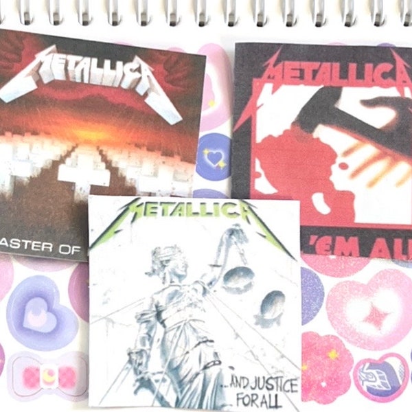 Metallica Album Stickers - Etsy