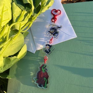 The Freedom Crew; Jevil Spamton and Gerson Linked Keychain