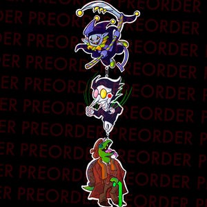 The Freedom Crew; Jevil Spamton and Gerson Linked Keychain