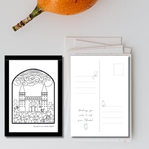 Istanbul Cat Postkarten Set – Flucht aus dem Topkapi Palast – Druckbare Postkarte | Digitaler Download (PDF) | Postkarten zum Ausmalen & Verschicken |