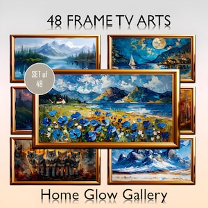 48 Montana Frame TV Art, Samsung TV Digital Art, All Season Rustic Mountain Landscape Screen, Seasonal Nature, Digital Download for Frame TV