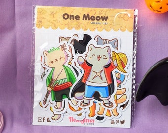 Kawaii Sticker Set One Meow  • Cute Manga inspired Stickers • Kawaii Anime Stationery • Kawaii Planner Stickers