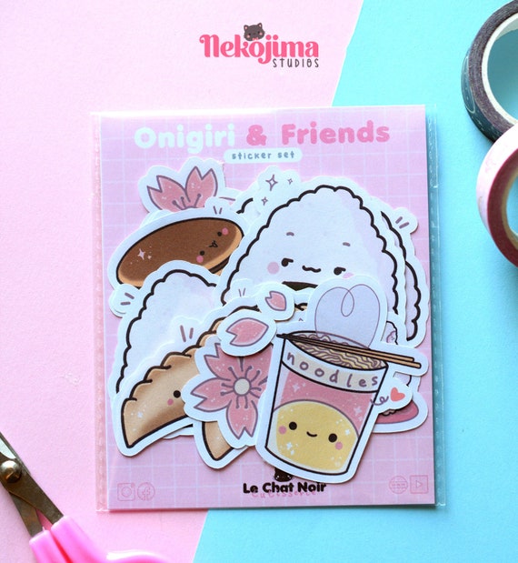 Onigiri Kawaii - Cute Food - Sticker