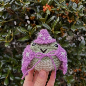 Crochet Wizard Frog