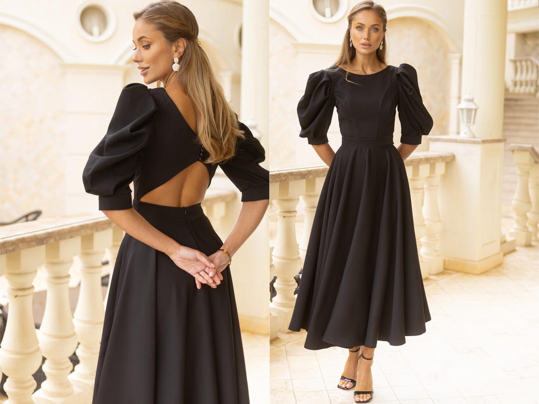 mid length cocktail dress with sleeves Long Sleeve Cocktail & Party Dresses