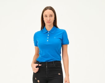 MSW Regular Fit & Special Size Eu Blaues Poloshirt