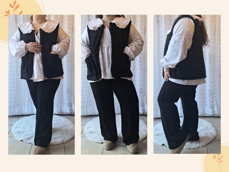 Pattern - VEST Pattern - Sewing Pattern - PDF Pattern - Women's Sewing Pattern - Easy Sewing Pattern - ODETTE Pattern image 5