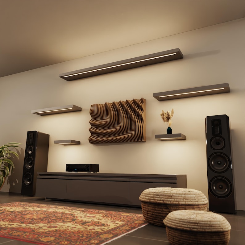 JUNA L | Parametric Wood Wall Art & Acoustic Panel | 3D Sound Diffuser ...