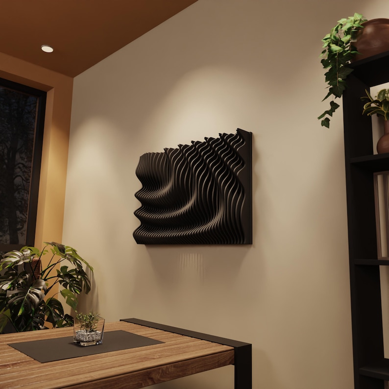JUNA L | Parametric Wood Wall Art & Acoustic Panel | 3D Sound Diffuser ...