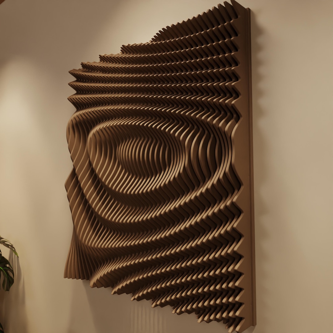 VOID XL | Parametric Wood Wall Art & Acoustic Panel | 3D Sound Diffuser ...