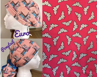 WW Logo Scrub Cap (Euro & Ponytail Style)