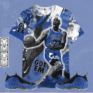 Air Foamposite One Royal Shirt Basketball Shoes Goat Unisex Shirt Hoodie Sweatshirt Etsy