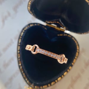 Solid 18K Gold Diamond Ring, Ins Dainty Diamond Ring, Real Gold, Natural Diamond, Handmade Wedding Engagement Gift For Her