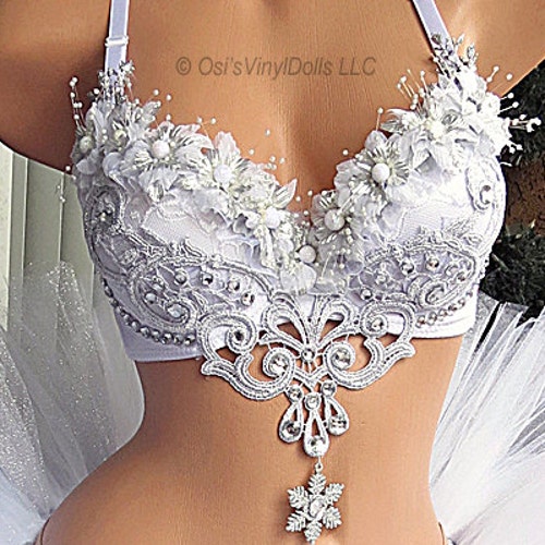 Bra w/Silver Decoration