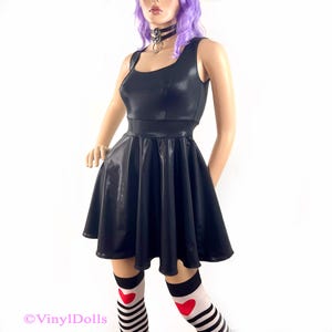 knee length dresses for ladies Blackmilk | Black Sparkle Sparkle Mini Skater Dress | Black main image 1
