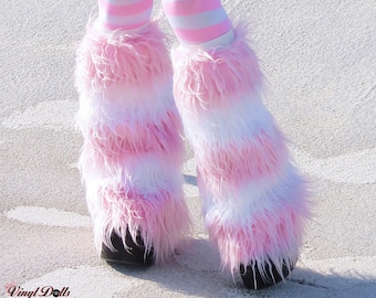 pink fuzzy boots