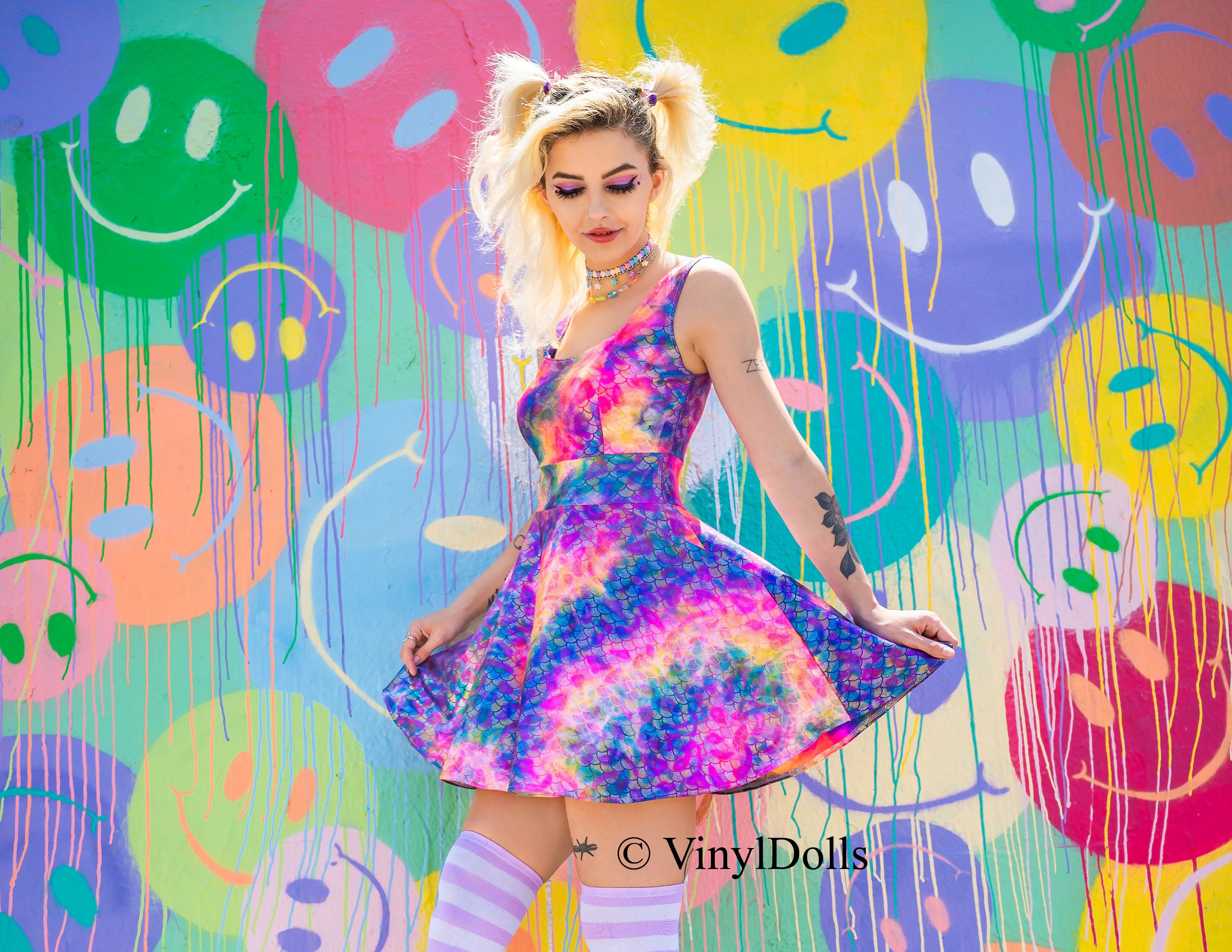 Rave skater dress Etsy Italia
