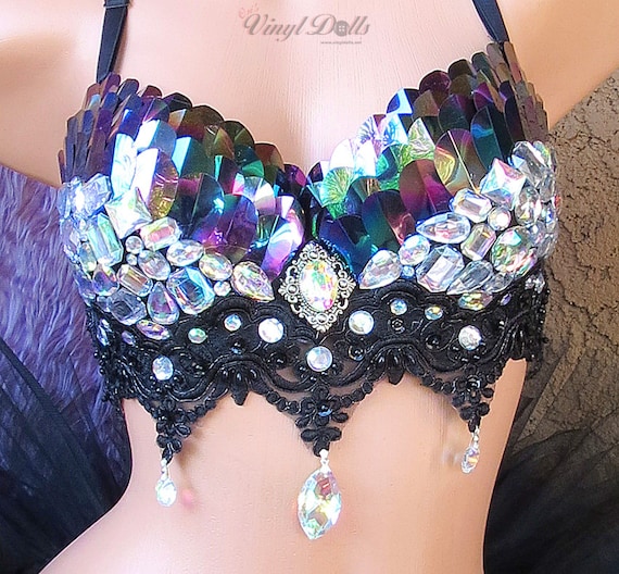 iridescent rave top