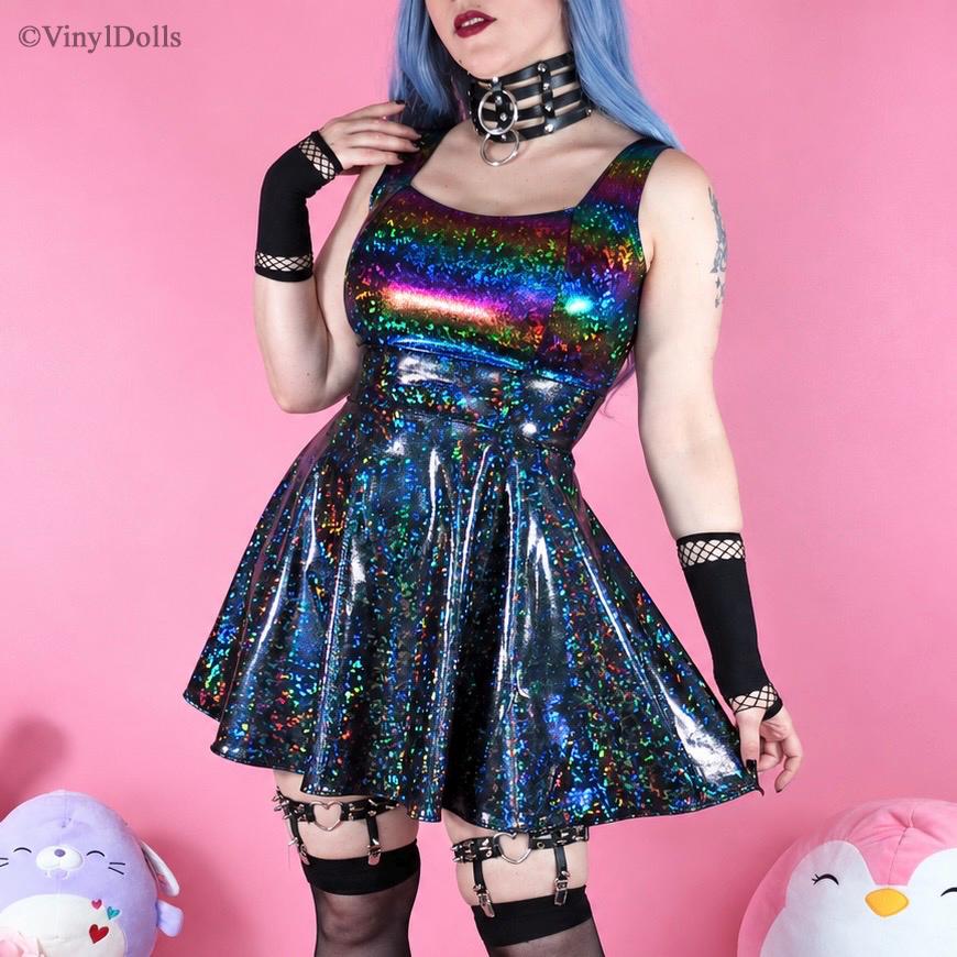 Black Rainbow Dress