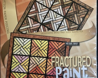 Fractured Paint Box Paper Piece Judy Niemeyer Quilt Pattern 60 x 60