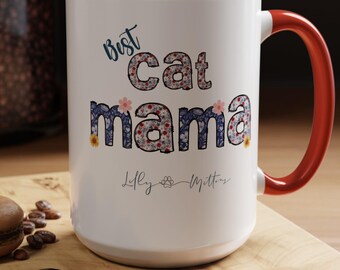 Cat Mama Coffee Mug, Gifts for Moms, Mothers Day, Womens Mugs, Custom Cat Mom Mug, Cat Mom Gift Best Cat Mom Mug for Moms Gift for cat Lady