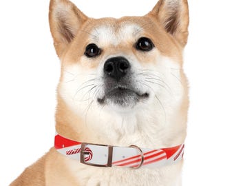 Collar de perro con diseño de bastón de caramelo navideño para dueños de perros El mejor regalo Collar de perro para dueños de mascotas y amantes de los animales Regalo de Navidad Collar de perro con caramelo