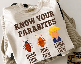 Know Your Parasites PNG, Political Humor Trump Meme Digital Download