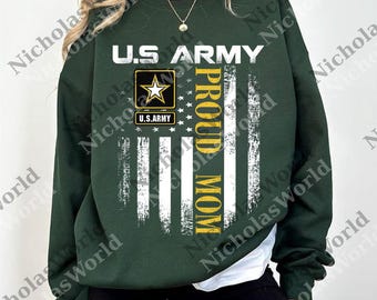 Vintage U.S. Army Mom png, Proud Army Mom png, Military Mom Digital, Proud Army Family png, Soldier Mom png, Family Member