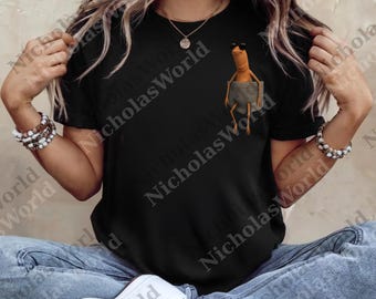 Marcus The Worm In Pocket png, Marcus The Worm Digital, Marcus The Worm Meme png, Funny Meme png, Brain Rot Meme png
