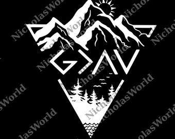 God is Greater Than the Highs and Lows png, Bible Jesus Lover Gift, Faith png Vintage for Men and Women, Unisex png