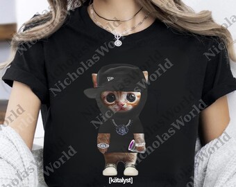 Funny Yeat Kitty Cat png, Vintage Cat png, Gen Z Joke Digital, Stupid Brainrot Gift, Cat Lover Gift, Funny Kitty png, Cool Cat png