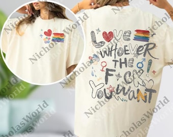LGBTQ Love Pride Month png, Love Whoever You Want png, LGBT Support The, Human Rights, Gay Pride, LGBT Gift Digital Download