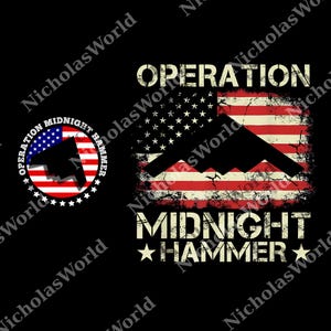 Aereo stealth B-2 Spirit dell&#39;aeronautica militare statunitense Operation Midnight Hammer con bandiera americana png, orgoglio patriottico del 4 luglio digitale png