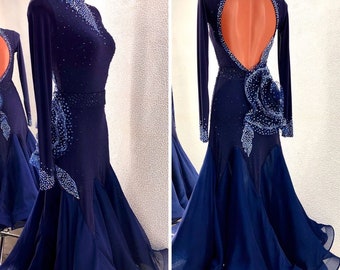 Ballroom dance dress for women. American Smooth dress. Ballroom dress. Dance costume