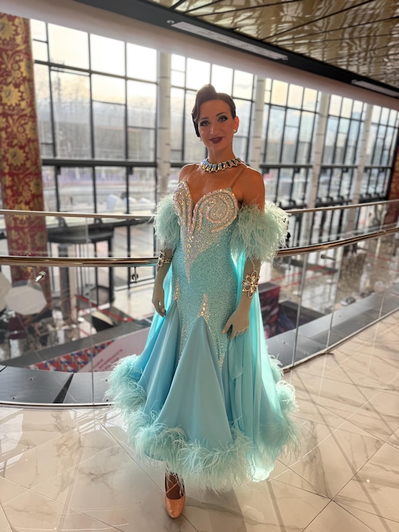 Ballroom Dance Dress for Women. American Smooth Dress. Ballroom Dress. Dance Costume - Etsy Israel Ballroom Dance Dress for Women. American Smooth Dress. Ballroom Dress. Dance Costume - Etsy Israel
