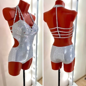 Dance Bodysuit.Latin ballroom dress.Latin dance dress.Salsa dress.Ballroom dresses.Dance costume