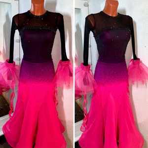 Ballroom dance dress for women. American Smooth dress. Ballroom dress. Dance costume