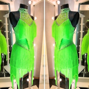 Latin ballroom dress. Rhythm dress. Competition dress. Latin dance dress. Ballroom dress.
