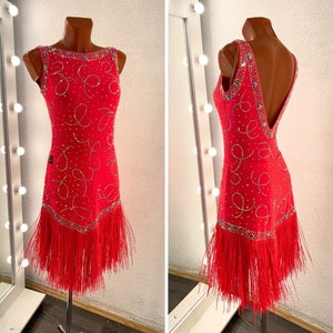 Latin ballroom dress. Rhythm dress. Competition dress. Latin dance dress. Ballroom dress.