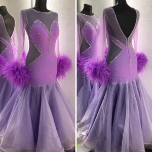 Ballroom dance dress for women. American Smooth dress. Ballroom dress. Dance costume