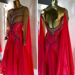Ballroom dance dress for women. American Smooth dress. Ballroom dress. Dance costume