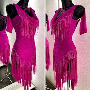 Latin ballroom dress. Rhythm dress. Competition dress. Latin dance dress. Ballroom dress.